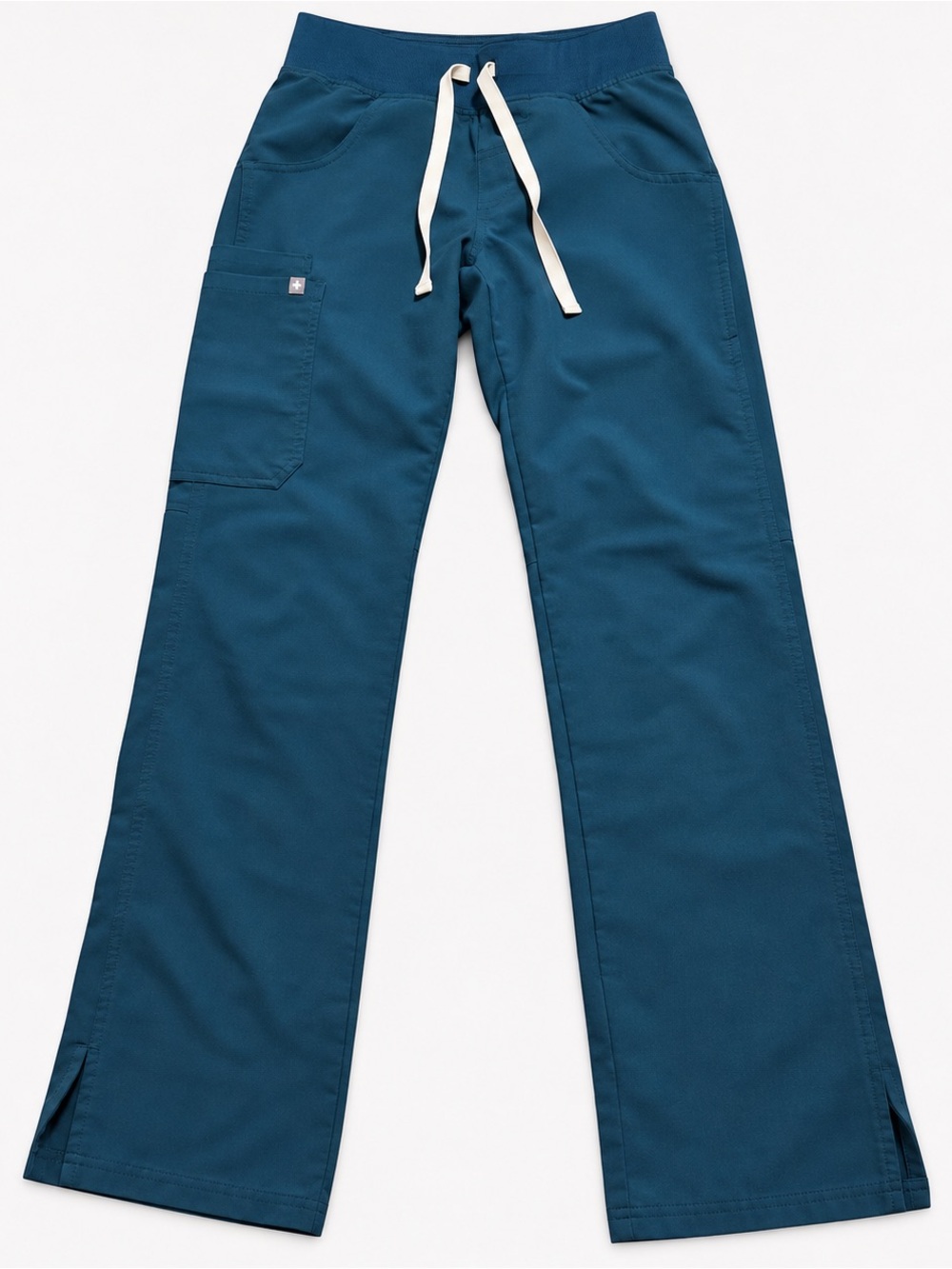 FIGS Technical Collection Teal Straight-Leg Scrub Pants XXS
